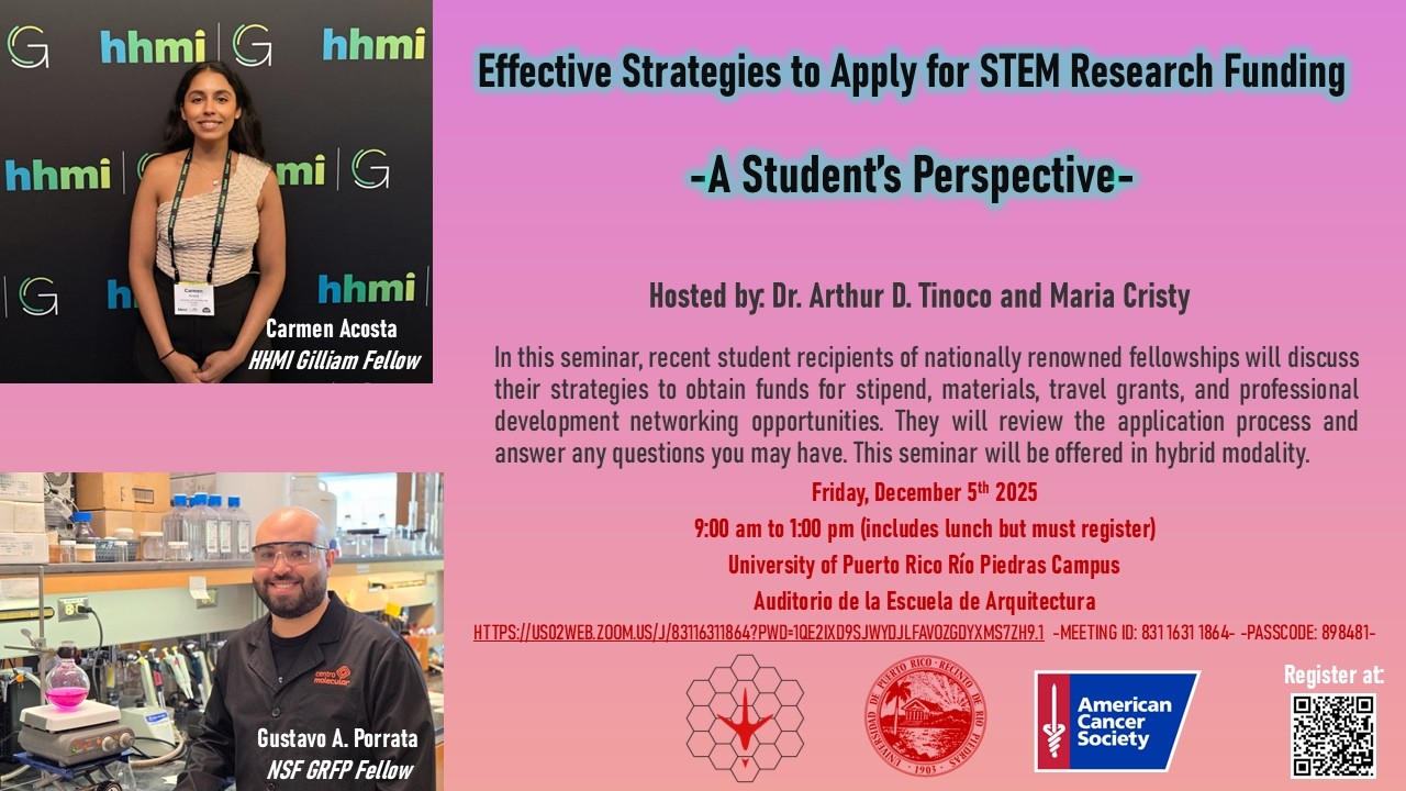 Effective Strategies to Apply for STEM Research Funding -A Student's Perspective-