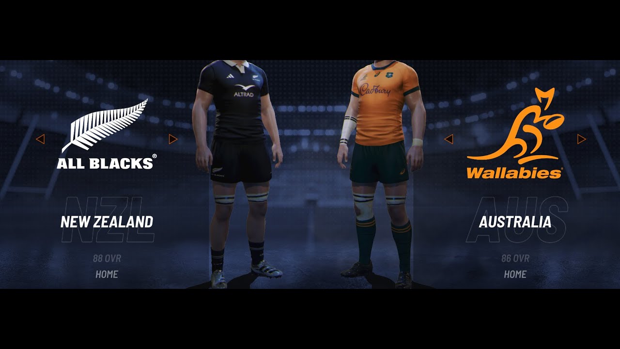 Rugby 25 Gameplay The Rugby Championship Round 5 New Zealand VS Australia