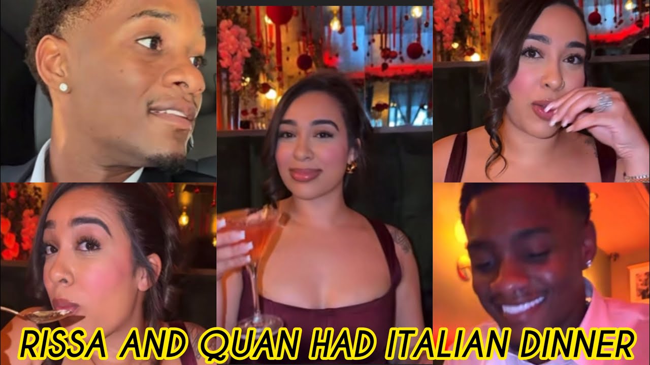 EMBRASSING RISSA ITALIAN 🇮🇹 SIDE #teamrissandquan#rissaandquan