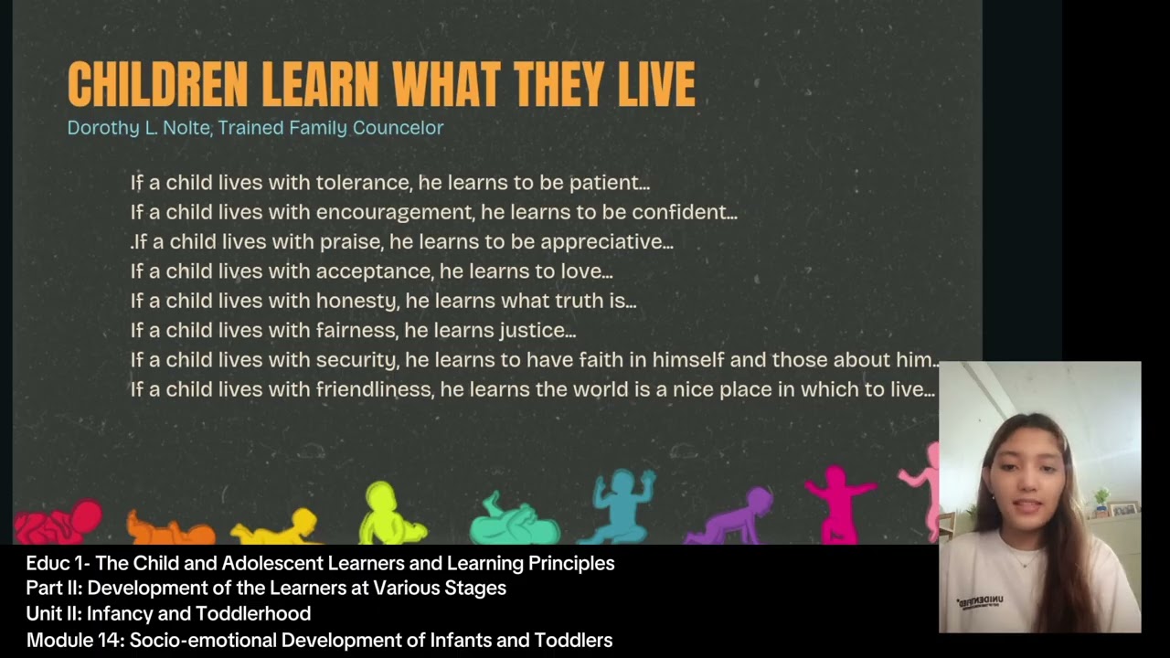 (PART 1) Module 14: Socio-emotional Development of Infants and Toddlers (Carla O. Rubilla, 1st Year)