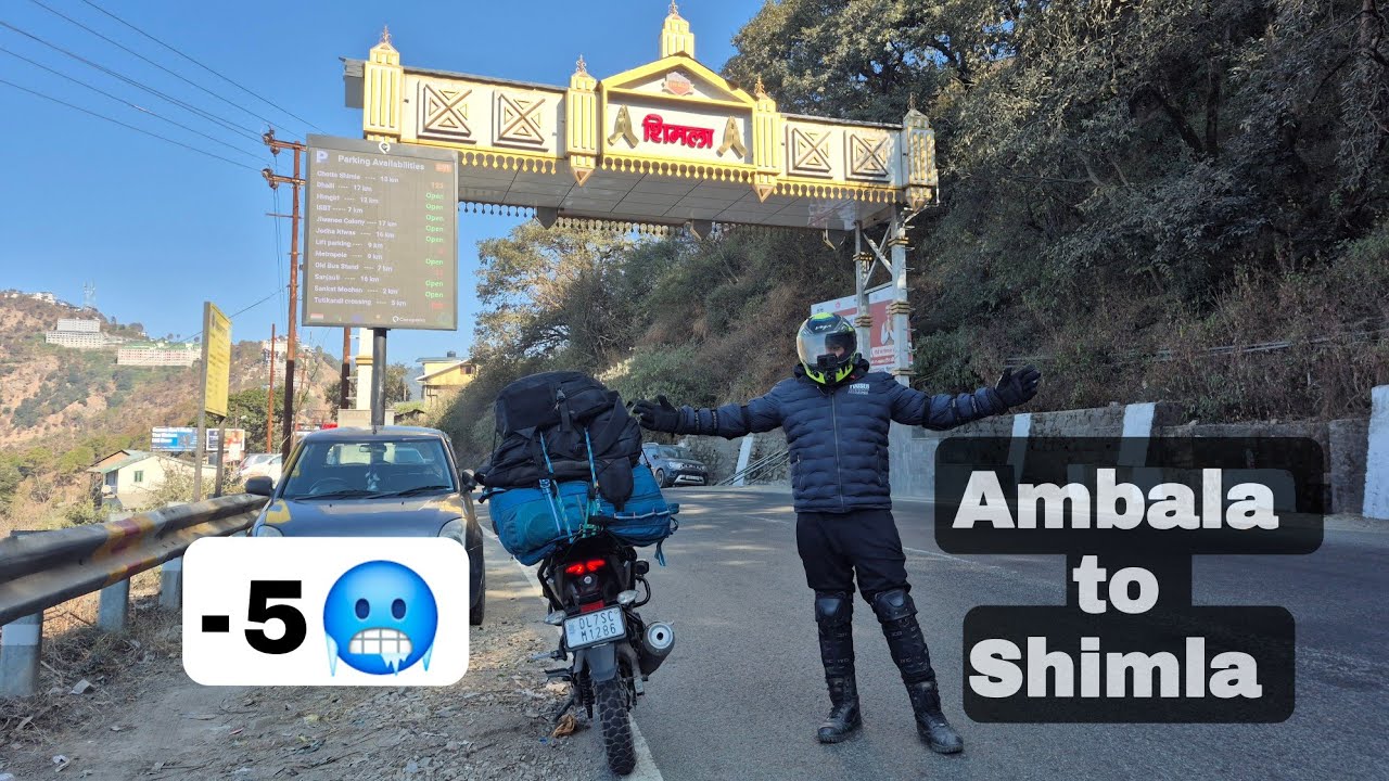Ep 02 Winter Spiti Valley Ride😍 , Raider 125, | ambala To Shimla Hp 2026  Winter Spiti 🥶😍