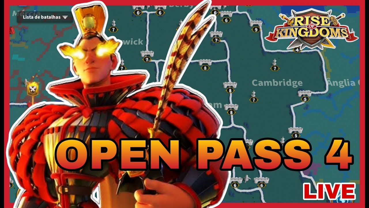 🔴 Live On ! War Zone I abertura de passagem nv4  I  #3459 I Rise Of Kingdoms