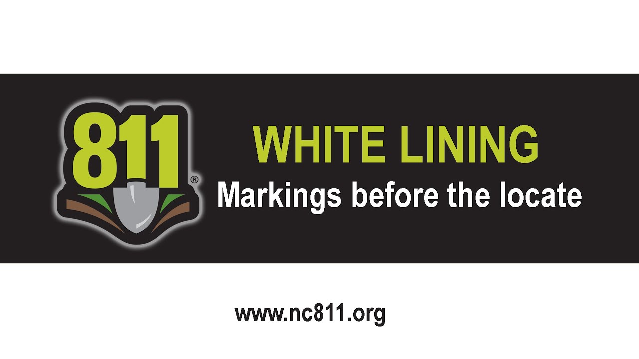 White lining, Markings before the locate