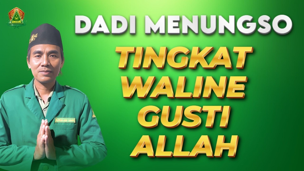 CARA JADI MANUSIA TINGKAT WALIYULLAH - Ngaji Tasawuf Kiai Rahmat Amin SORBAN TERTEG Official