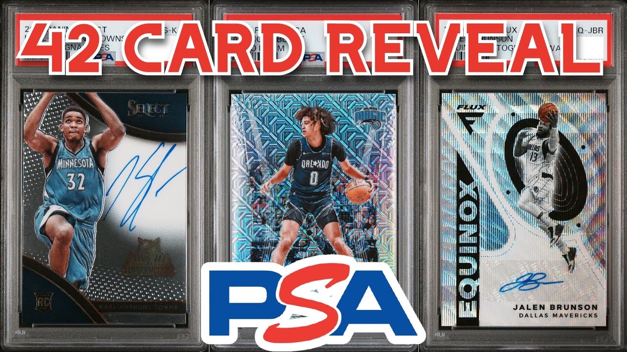 42 CARD PSA GRADING REVEAL ft OFFER PROGRAM $$$