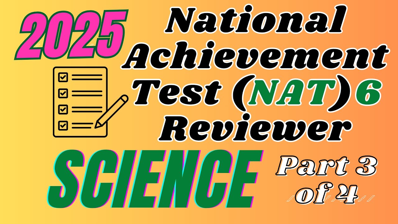 National Achievement Test 6 (NAT) Reviewer Part 3 of 4 / Fifteen Questions with Answers #science,