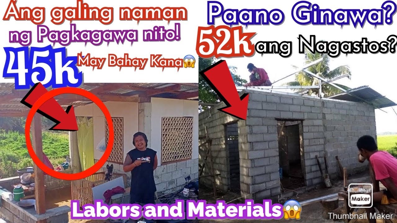 45k’mo At 52k May Bahay Kana,Paano Ginawa Ang Galing/ofw House Project
