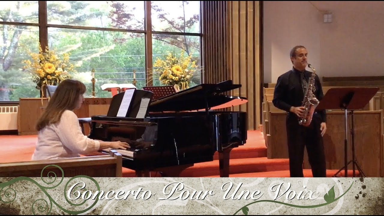 Concerto Pour Une Voix - Ron Castonguay, alto sax