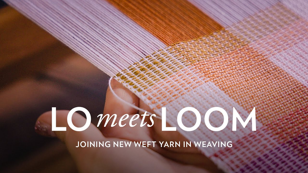How to Join New Weft Yarn // Weaving Tutorial // Lo Meets Loom