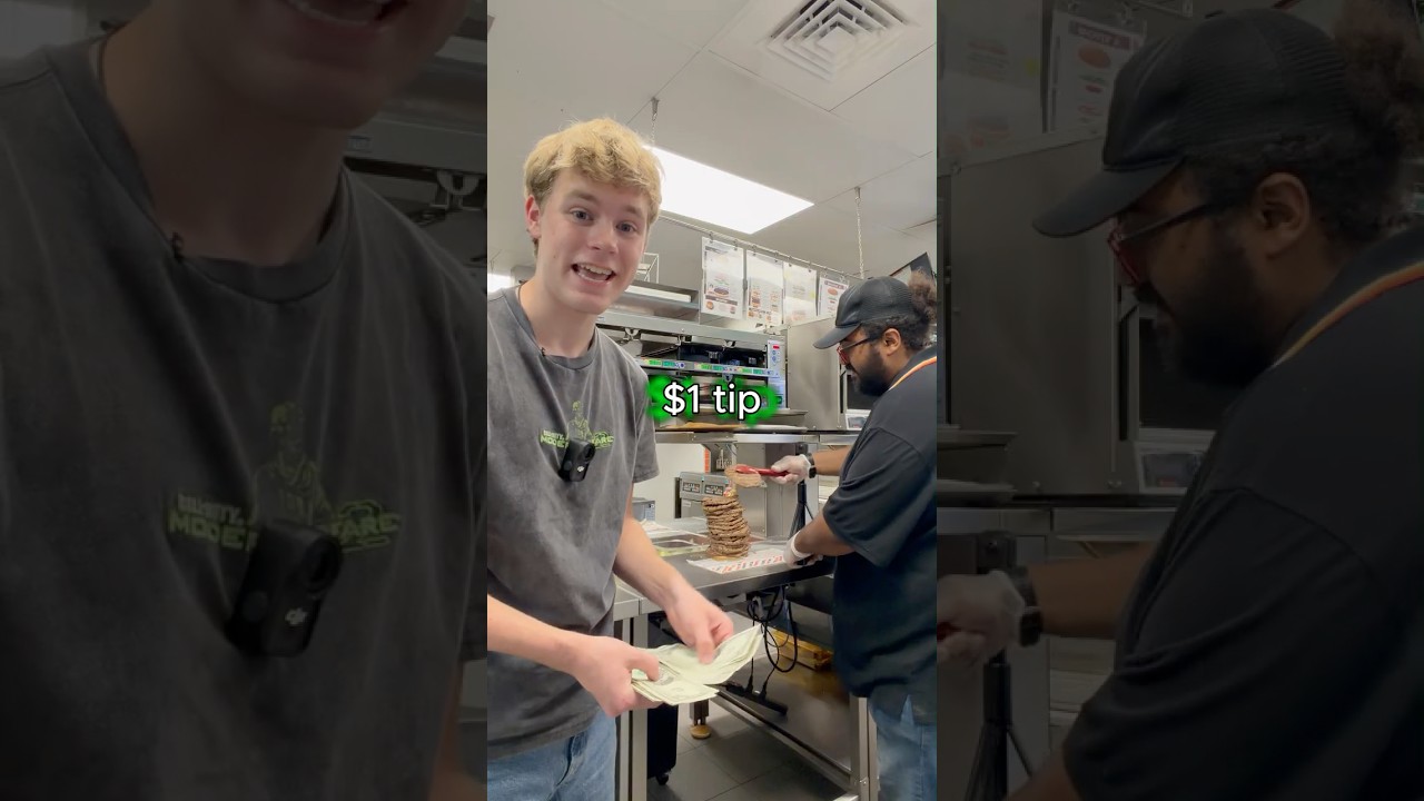 Каждая котлета = $1 чаевых &mdash; McDonald's против Burger King