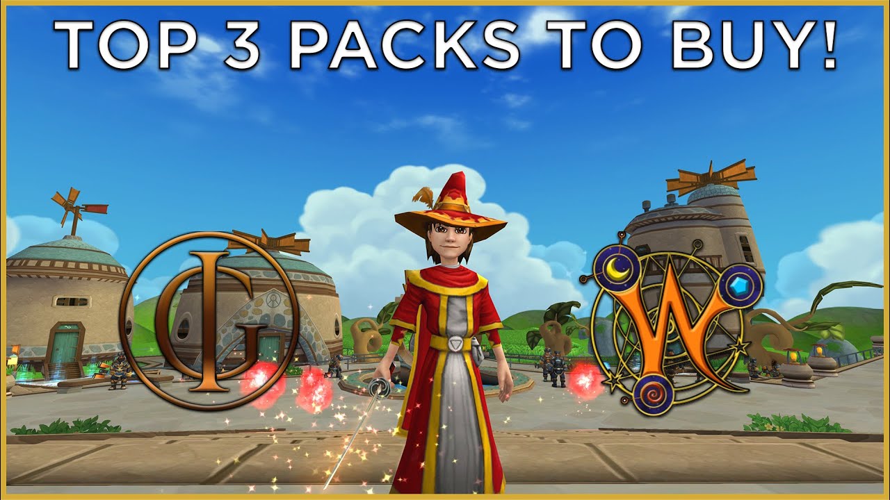 Top THREE Packs to buy in Wizard101!