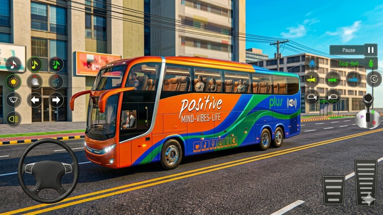 City Bus Highway Driving 3D Game — Android Gameplay 