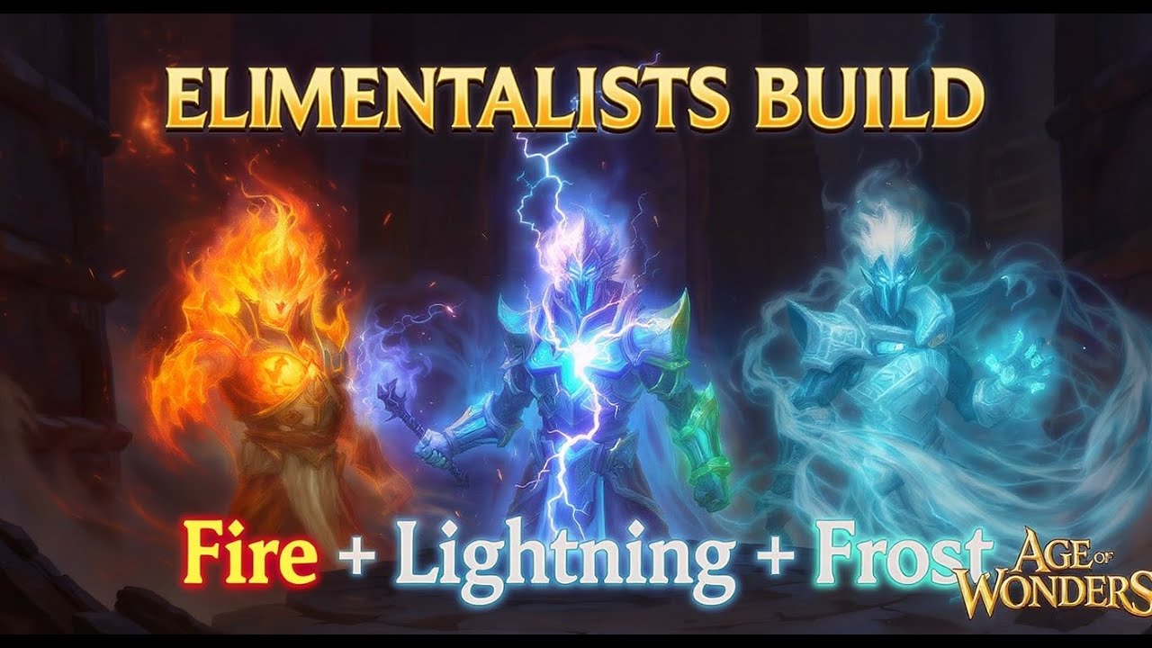 🔥⚡❄️ The Arcane Elementalists Build + Battle Mage Army | AoW4