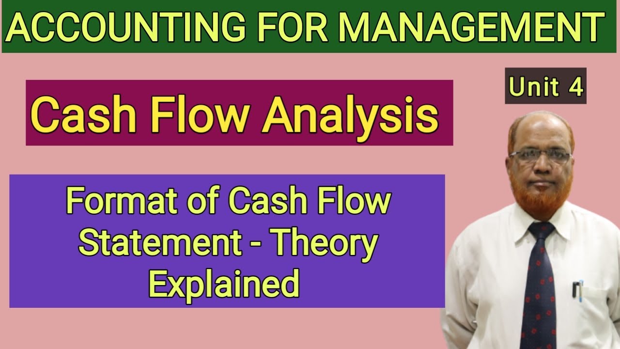 Accounting for Management I Cash Flow Statement Analysis I Theory I Part 3 I Hasham Ali Khan I