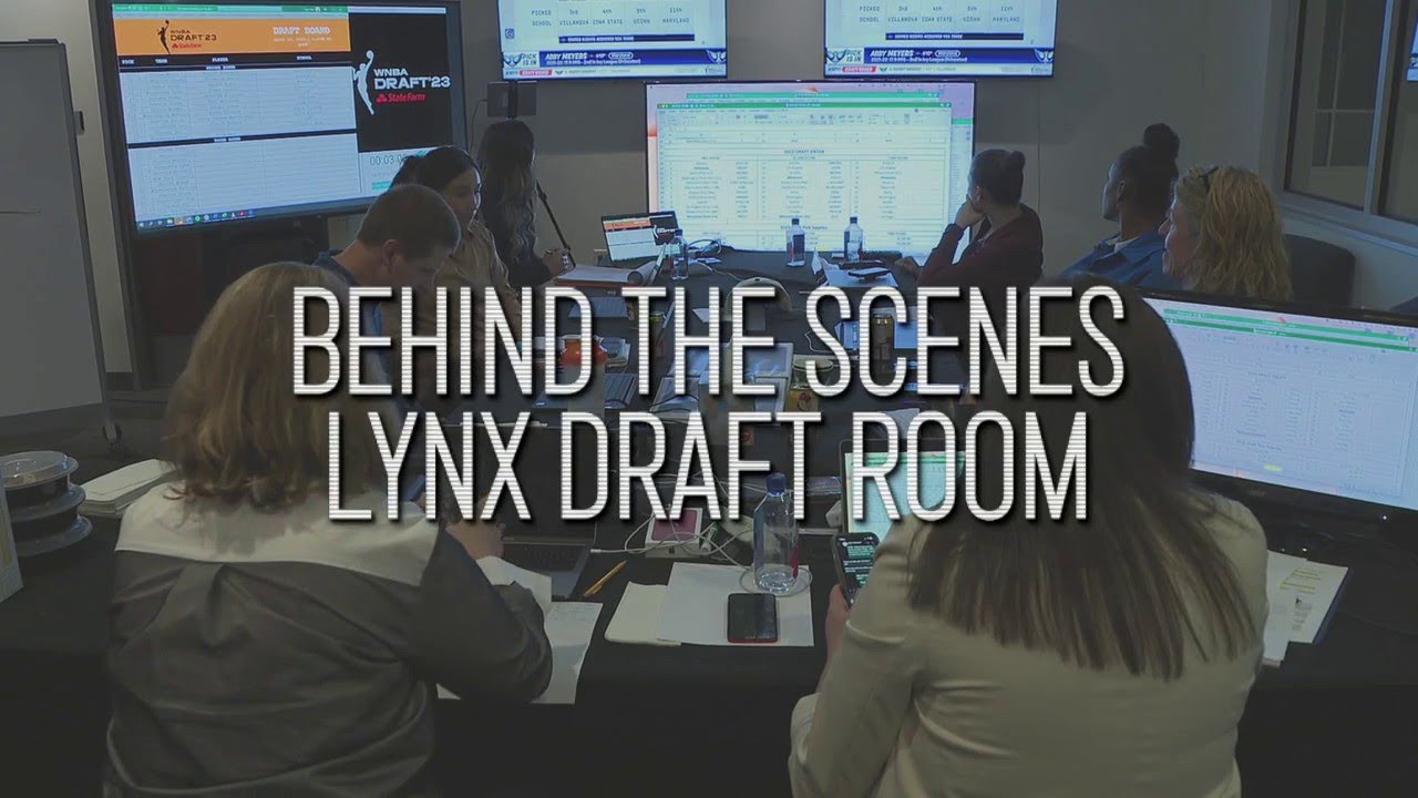WATCH: Inside look at Minnesota Lynx 2023 WNBA draft room