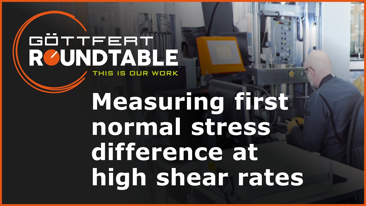 New Add-on for Capillary Rheometer – Effective determination of normal stress at high shear rates