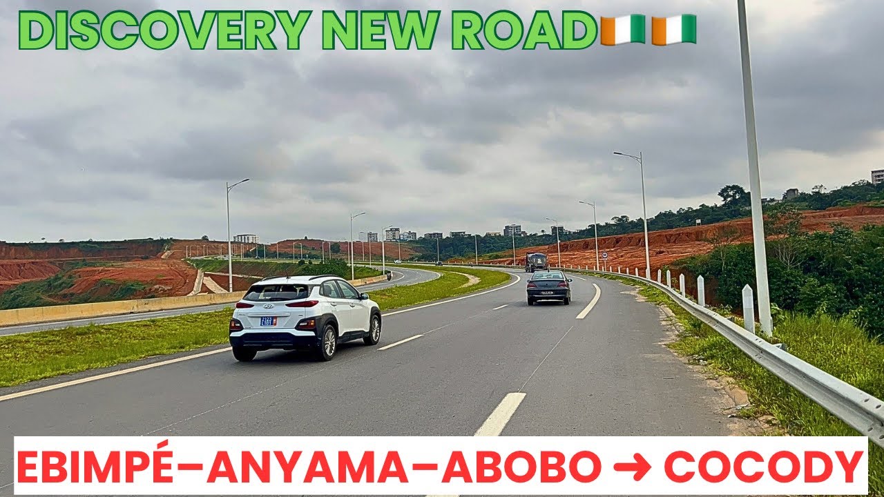 Кот-д’Ивуар 🇨🇮 НОВАЯ ДОРОГА В АБИДЖАНЕ 🇨🇮 – ЭБИМПЕ ➜ КОКОДИ