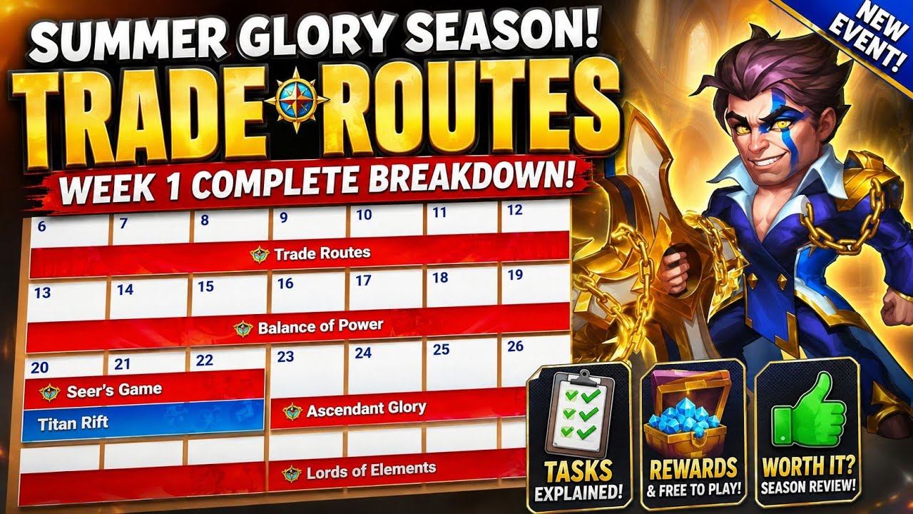 Trade Routes Week 1 Guide! Tasks, Rewards, F2P Value & Is the NEW Season Better | Hero Wars Alliance