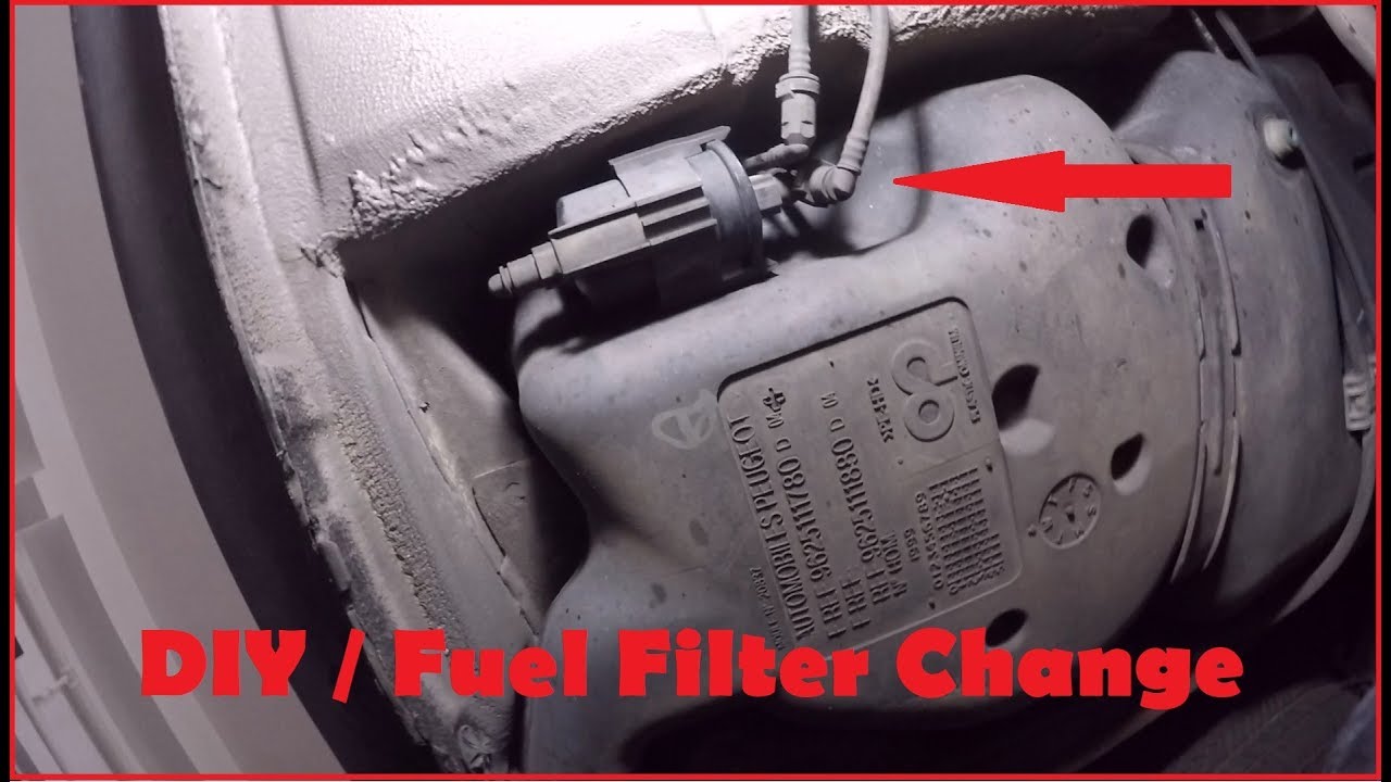 DIY/ How To... #  Change FUEL FILTER on Peugeot 206