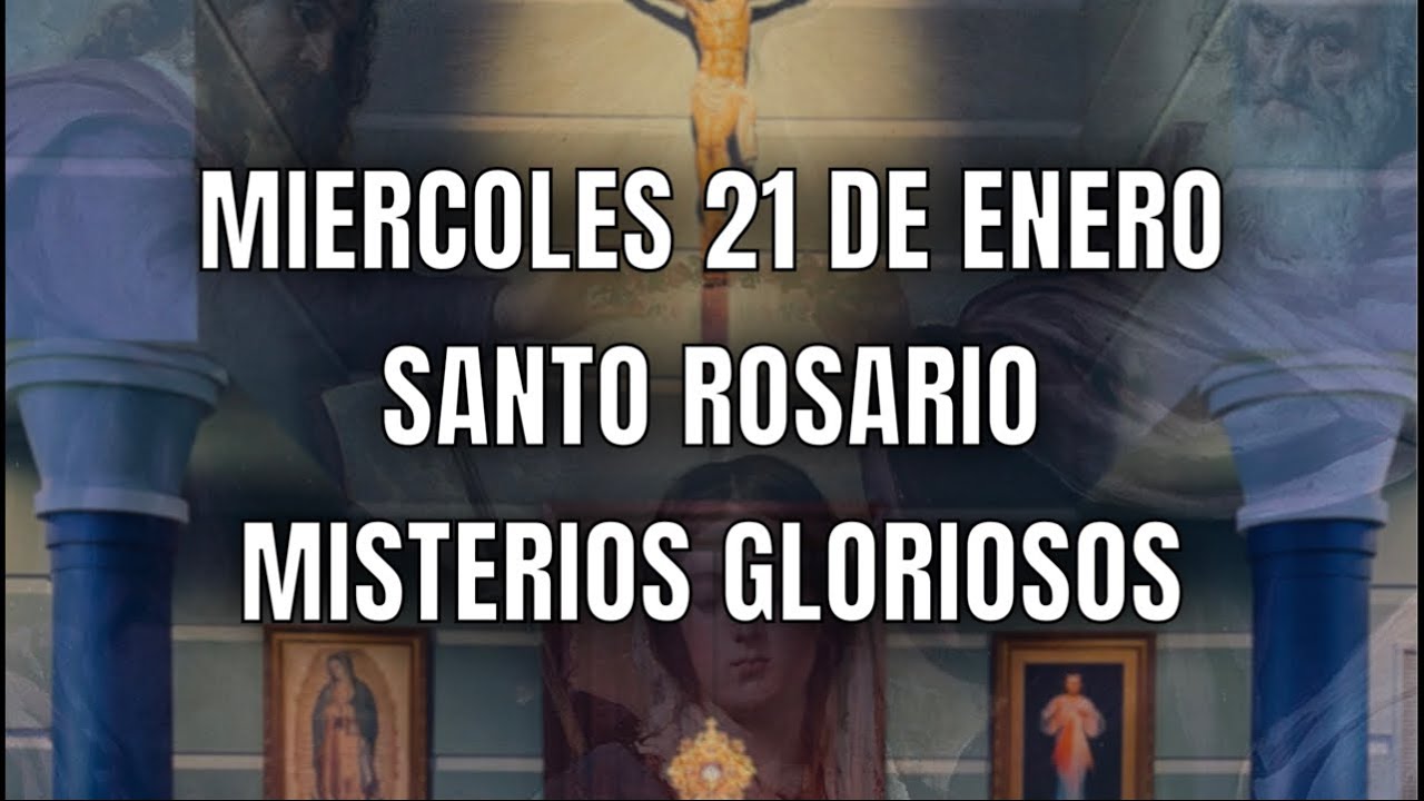 Rezo del Santo Rosario, por las ánimas del purgatorio, misterios gloriosos