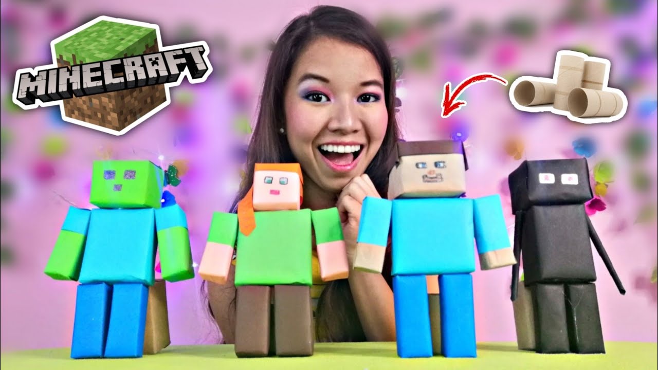 COMO HACER PERSONAJE DE MINECRAFT MUY FACIL