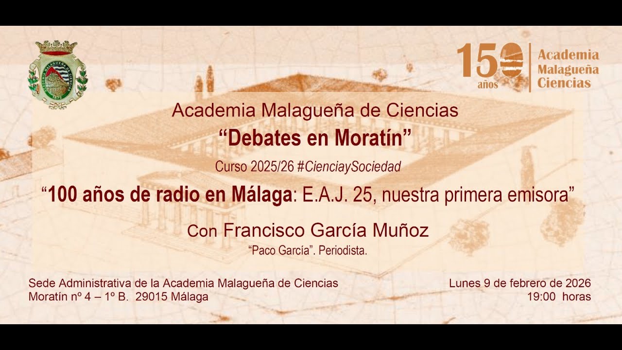 100 años de radio en Málaga: E.A.J. 25, nuestra primera emisora