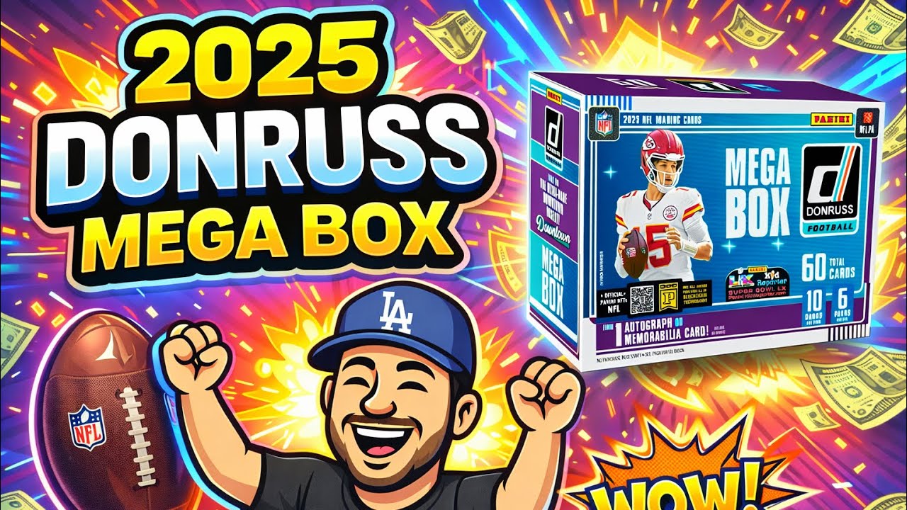 🚨TWO AUTOS COLOR MATCH🚨2025 DONRUSS MEGA BOXES