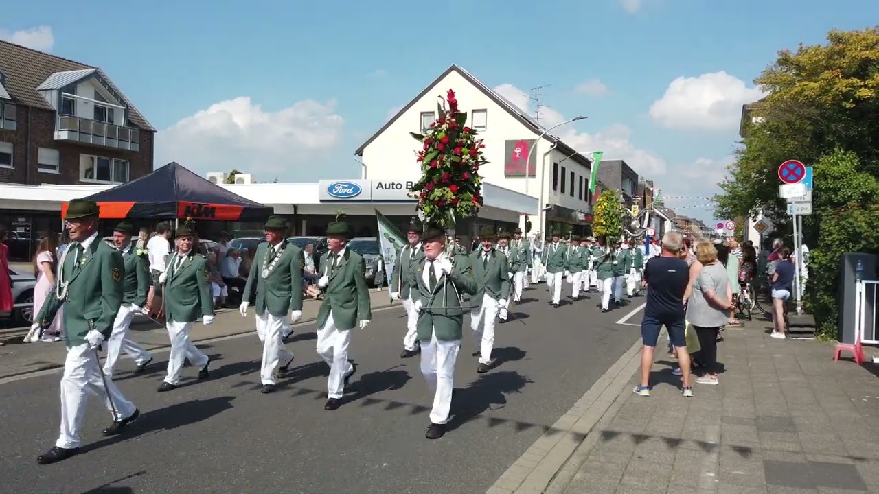 Schützenzug in Wevelinghoven Sonntag 20.08.2023