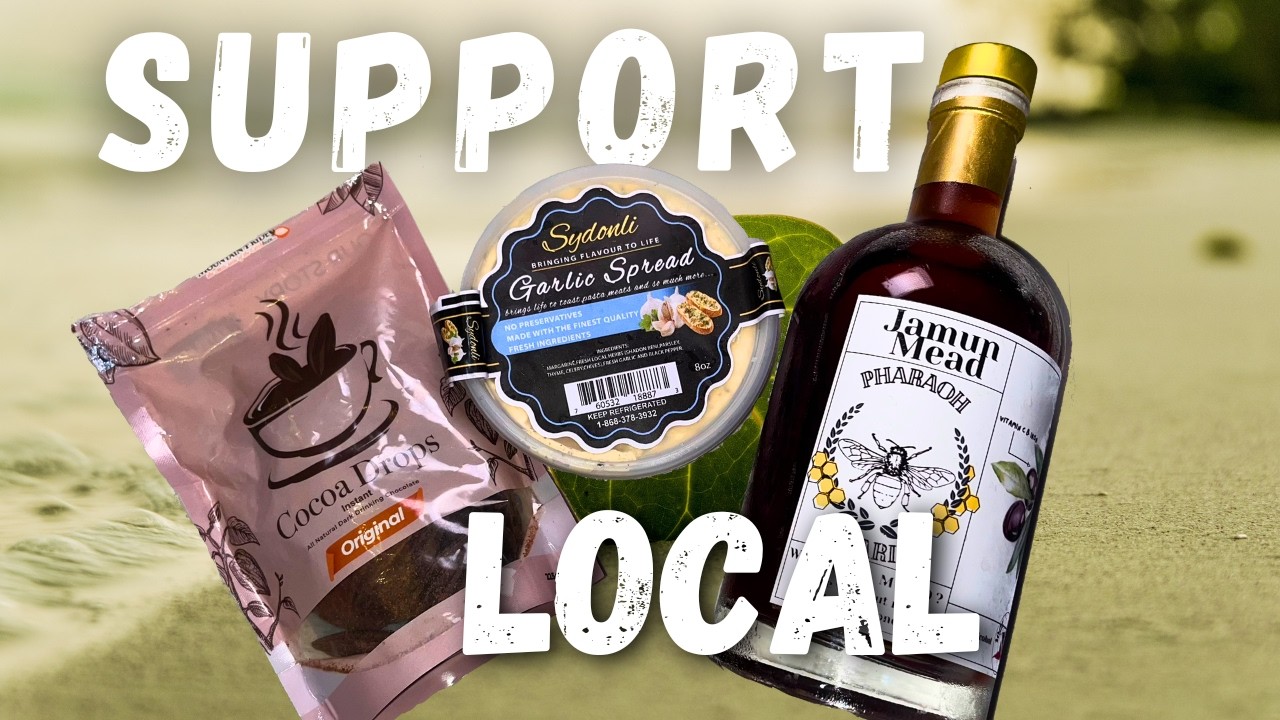 Trying 3 Local products in Trinidad & Tobago