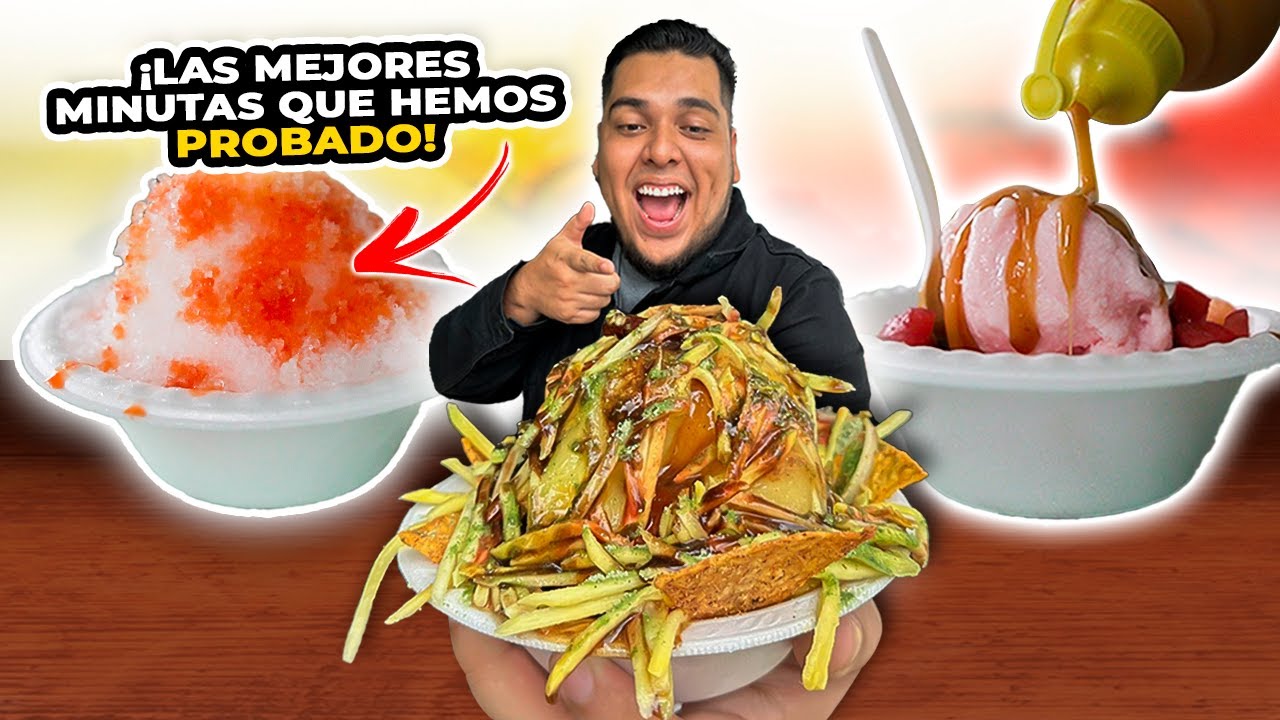 🍧PROBANDO las MEJORES MINUTAS de SOYAPANGO *nos encantaron*
