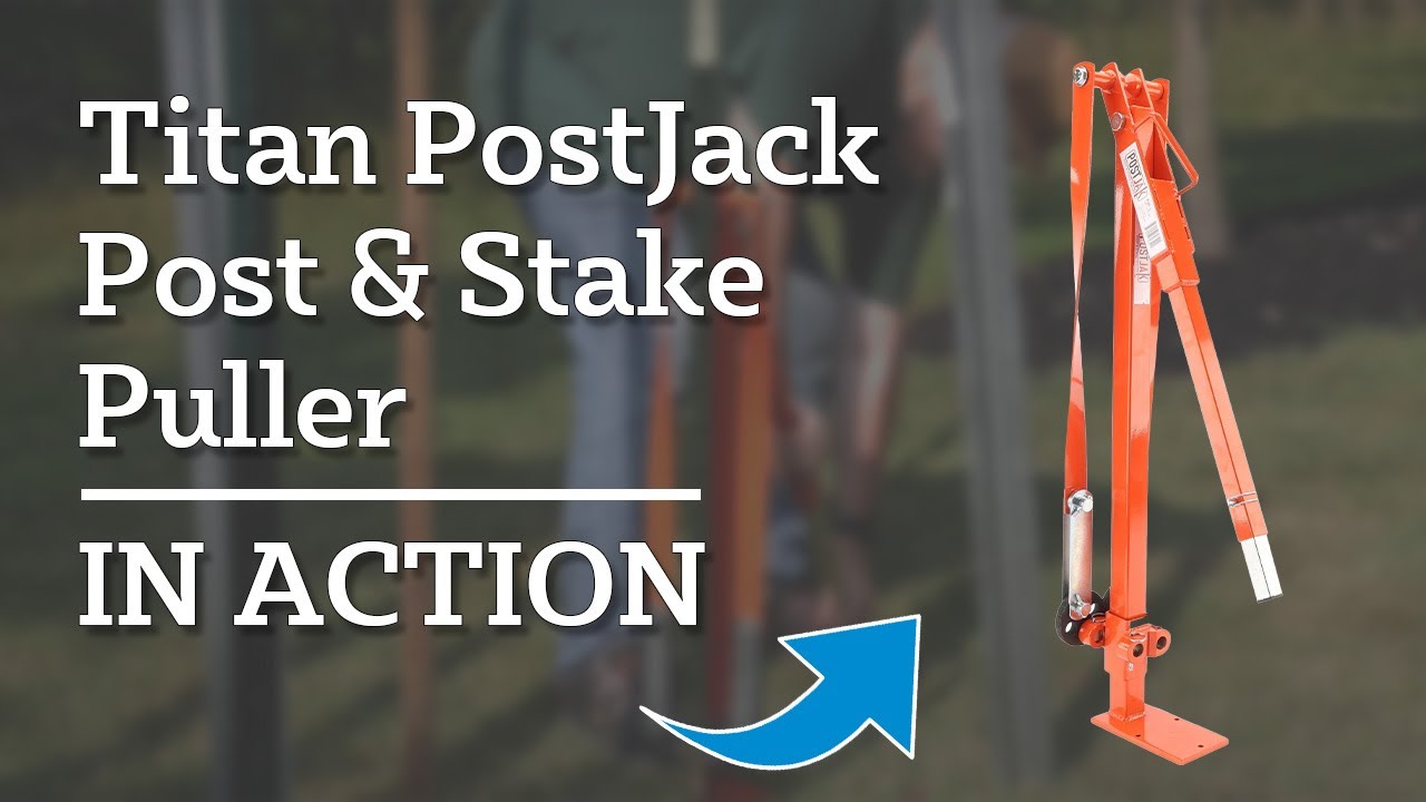 Titan PostJak Post and Stake Puller - IN ACTION