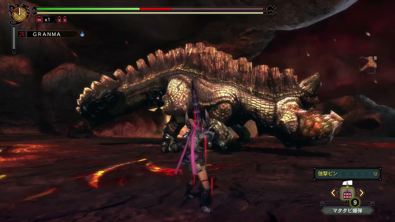 MH3G ウラガンキン G級  弓  ソロ  7分35秒  討伐(捕獲失敗)