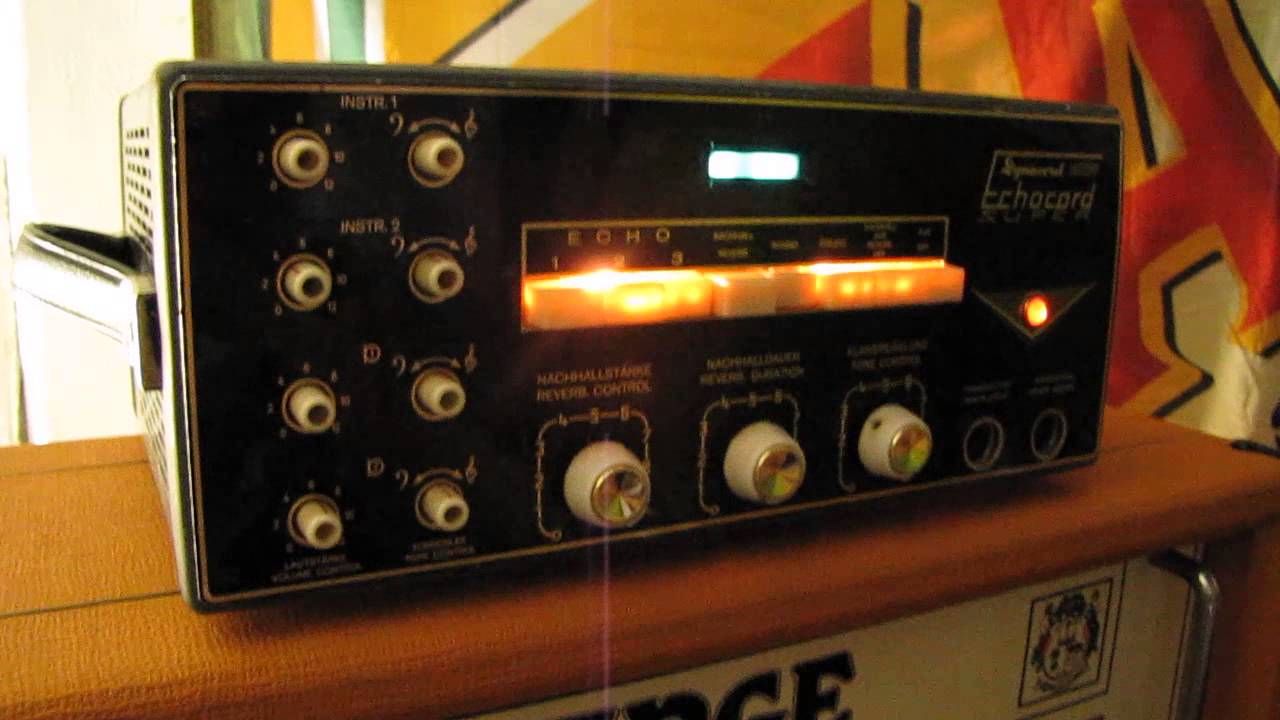 Dynacord Echocord Super S65 - testing part II.