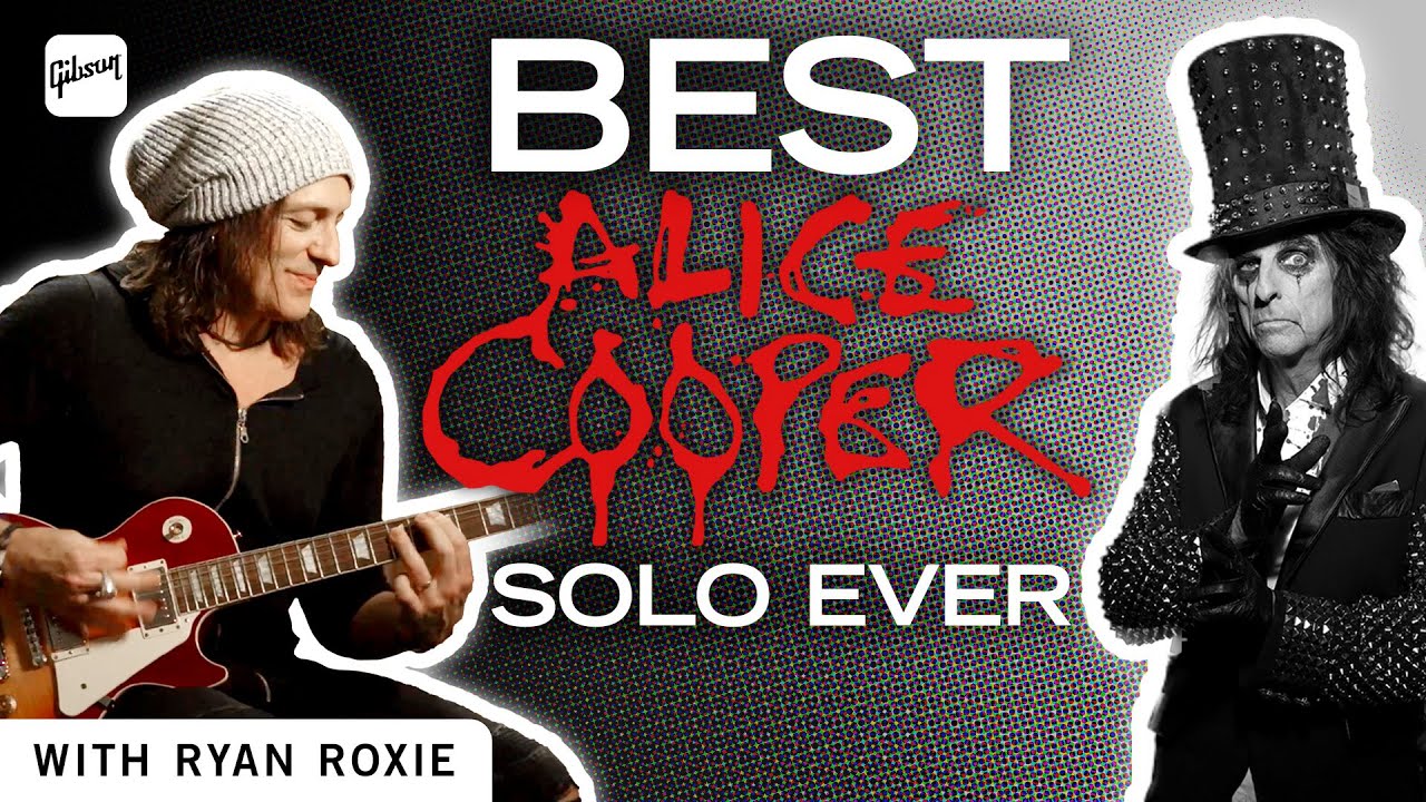 LEARN Poison Guitar Solo by Alice Cooper With Ryan Roxie