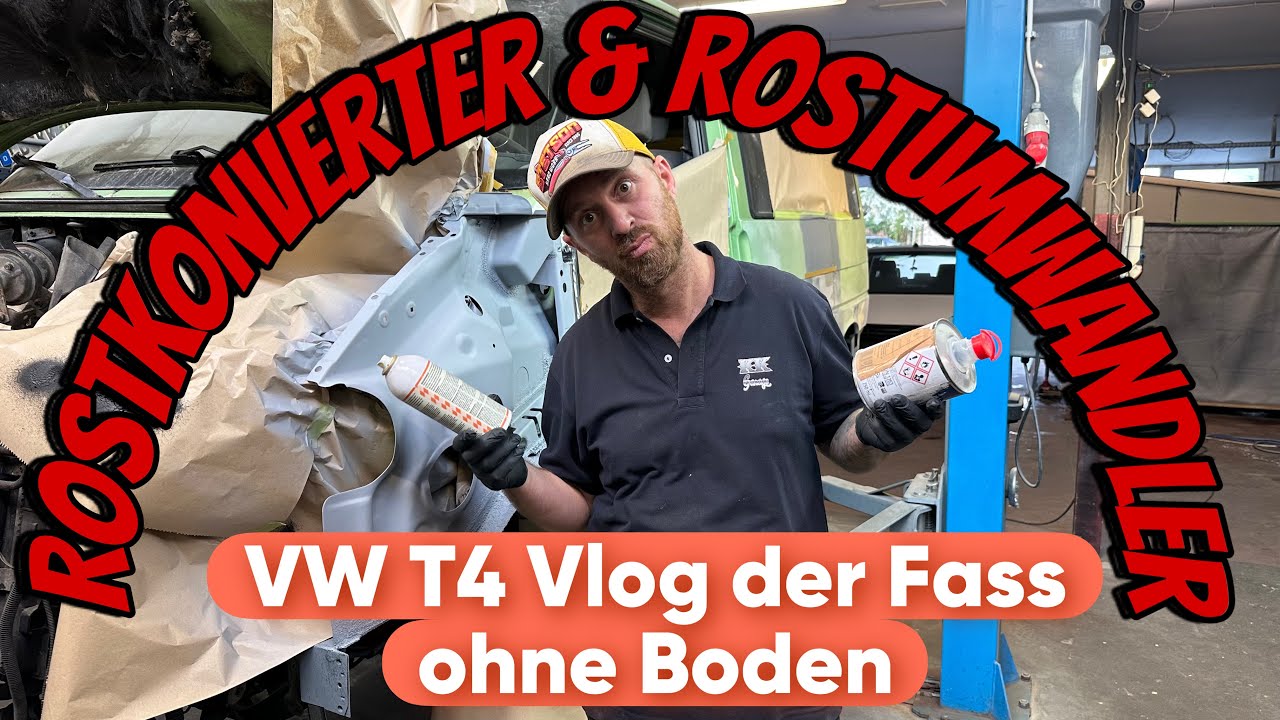 4 Verschiedene Rostumwandler im Einsatz