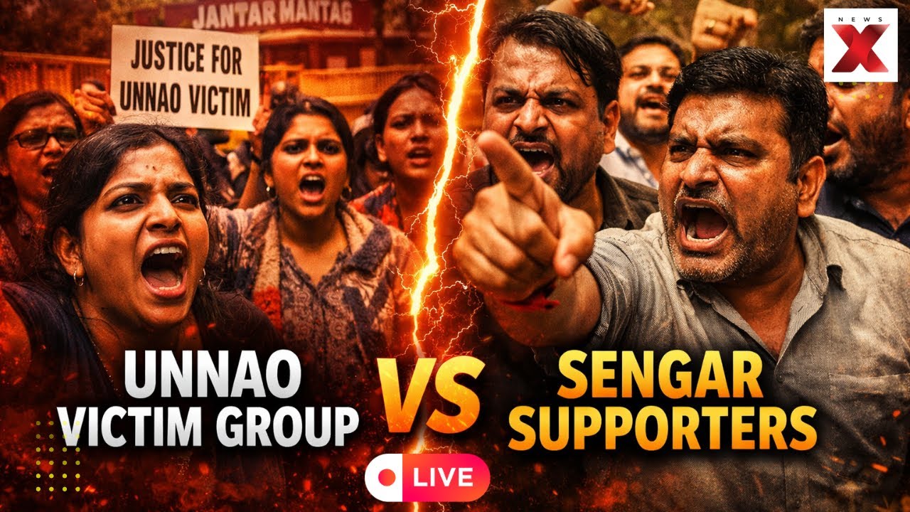 Unnao Rape Case LIVE: Unnao Case Sparks Clash at Jantar Mantar | Victim Group vs Sengar Supporters