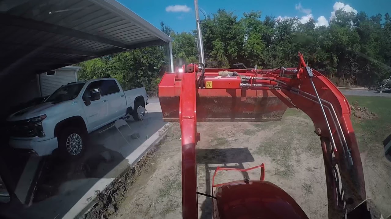 Kubota B2650 Cab Tractor Dirt Work Using Hero 5
