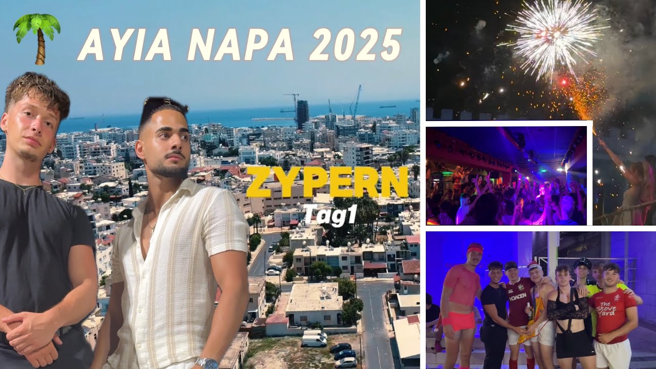 AYIA NAPA Vlog – Tag 1 auf Zypern 🌞🇨🇾🌴