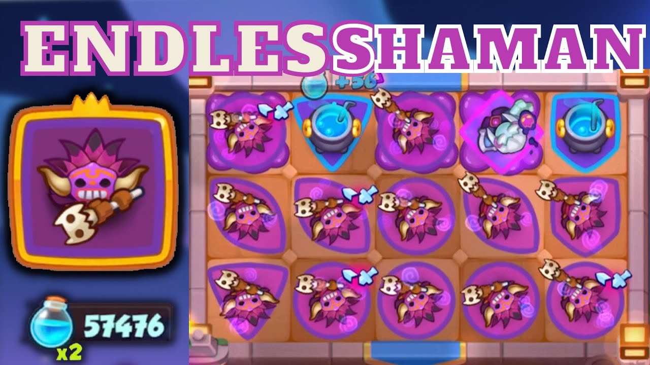 Were even more? Endless Shaman in Co-op! Rush Royale 18.0