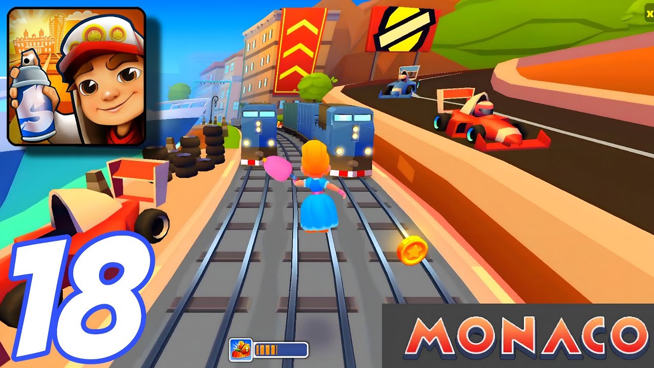 Subway Surfers World Tour Monaco 2022 everything unlocked gameplay walkthrough part 18 #subwaysurfs 