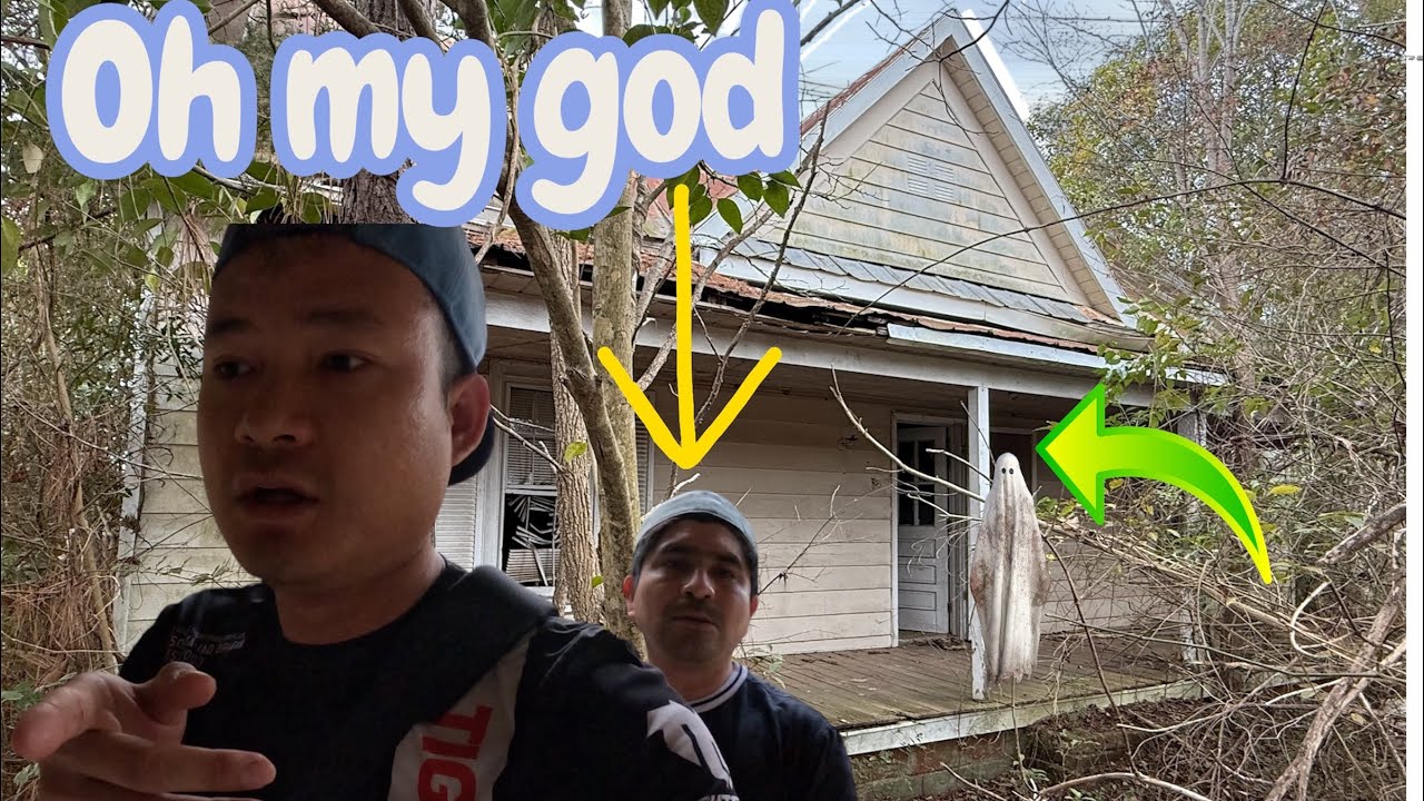 Deep in the woods, we discovered an abandoned house that has been left to decay—and possibly forgott