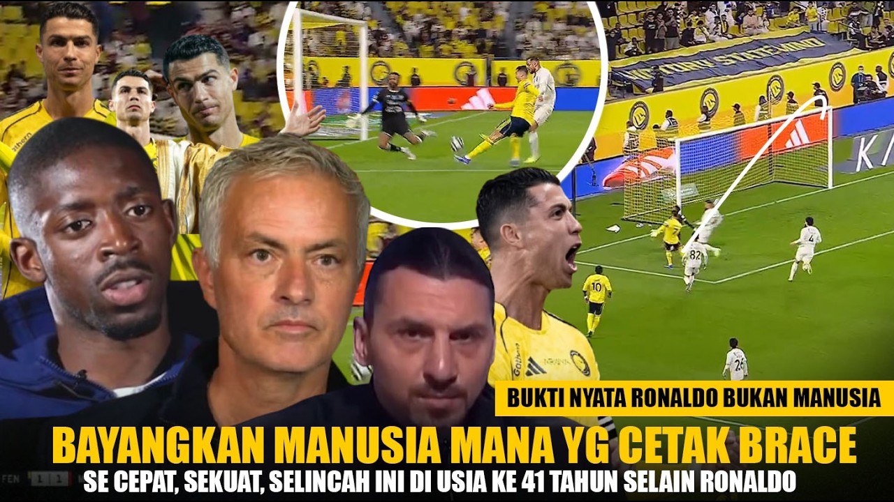 Brace Macam Apa Ini.!! Reaksi Dunia Terkejut Liat Teknik Ronaldo Cetak gol dr Sudut yg Sangat Sempit