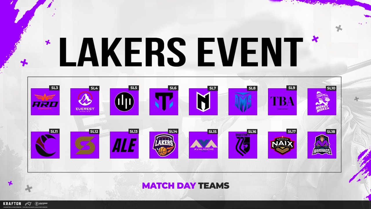 LAKERS PMSL EVENT | PUBG MOBILE | KALAMBOOR