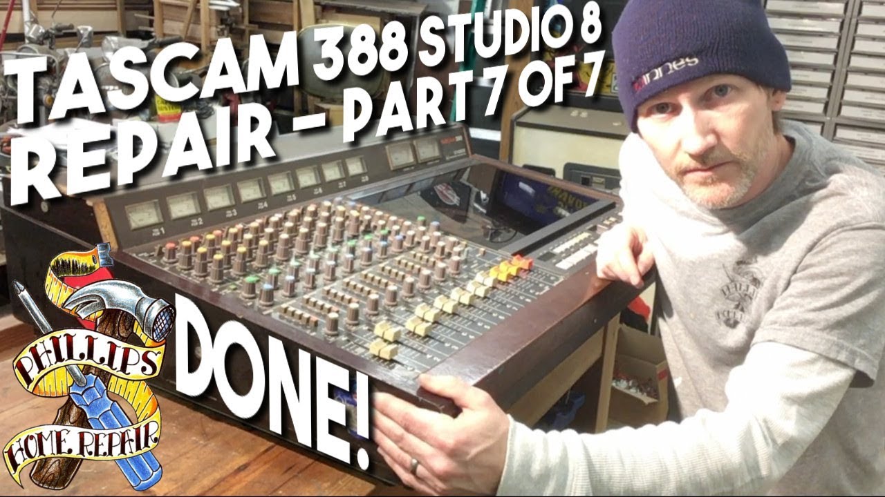 Tascam 388 Studio 8 Repair and Refurbish - Part 7