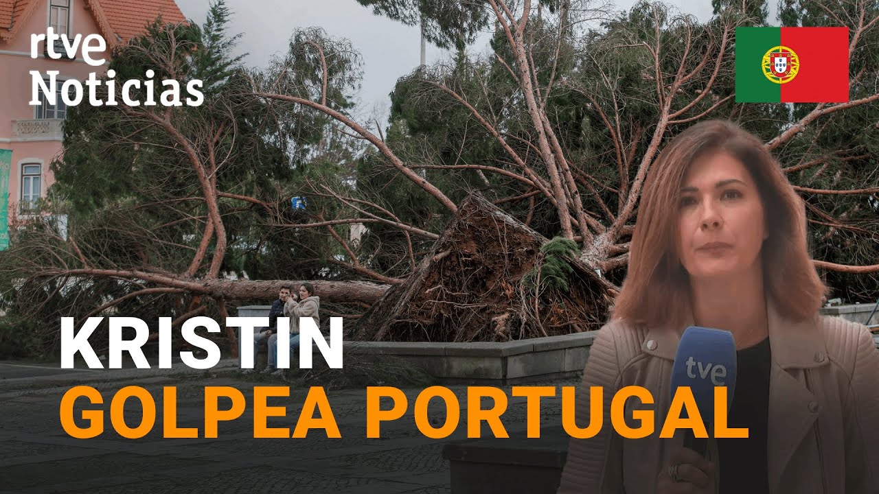 PORTUGAL | La BORRASCA KRISTIN deja al menos CUATRO MUERTOS y causa GRAVES DAÑOS por el VIENTO