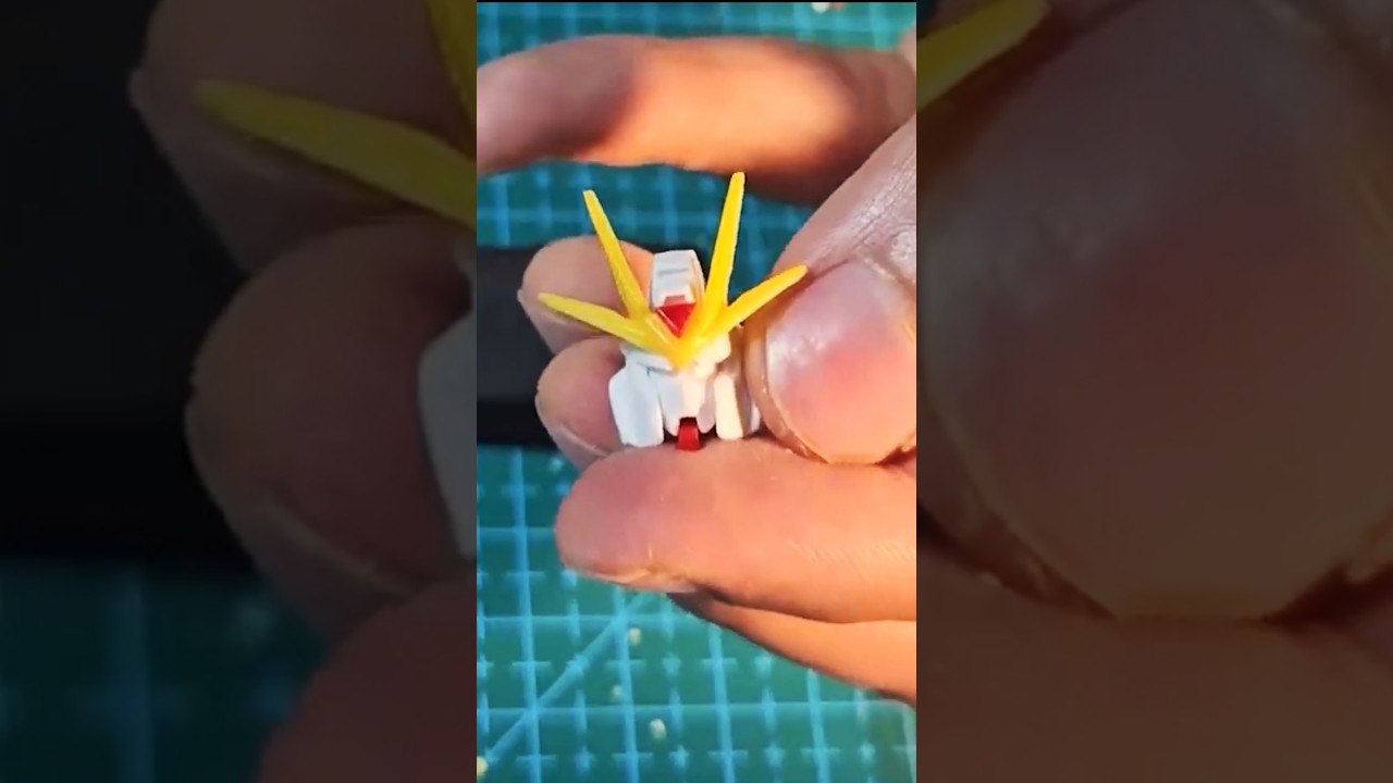 Built a Gundam strike freedom Head Step by Step!
