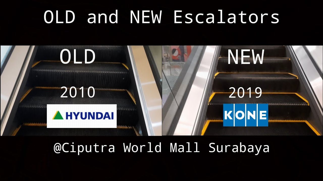 Hyundai and KONE Escalators - Ciputra World Mall Surabaya, East Java, ID