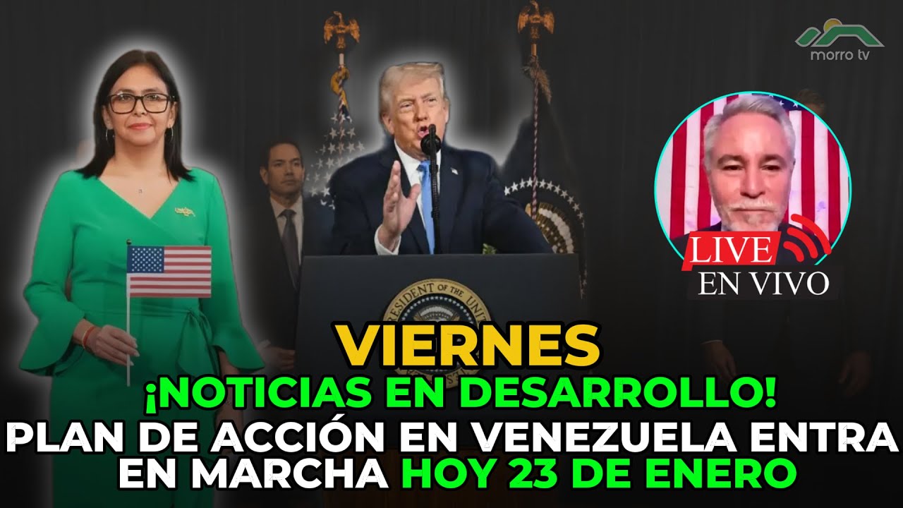 🚨 DESDE LA CIA: PLAN DE ACCIÓN EN VENEZUELA ENTRA EN MARCHA | HOY 23 DE ENERO