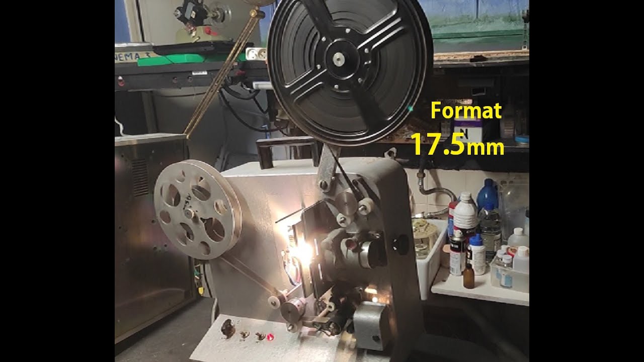 Autopsie d'un projecteur de cinéma 17,5mm inconnu!