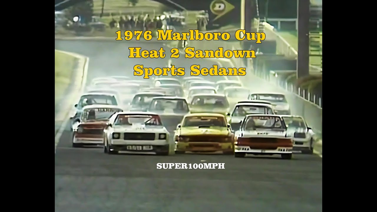 1976 SPORTS SEDANS SANDOWN: Marlboro Cup Heat 2 - Remaster